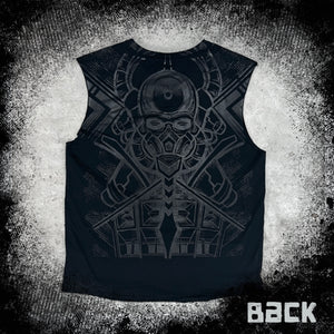 BLACK SKULL | Sleeveless Shirt Unisex