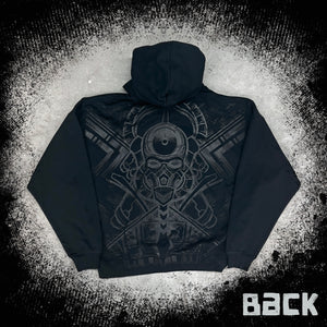 "BLACK SKULL" | Oversized Hoodie