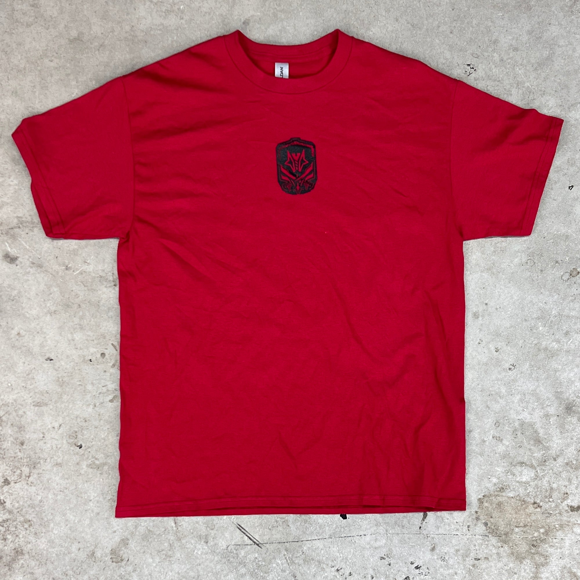 RAVE AGAINST | Unisex COLOURED RED T-Shirt