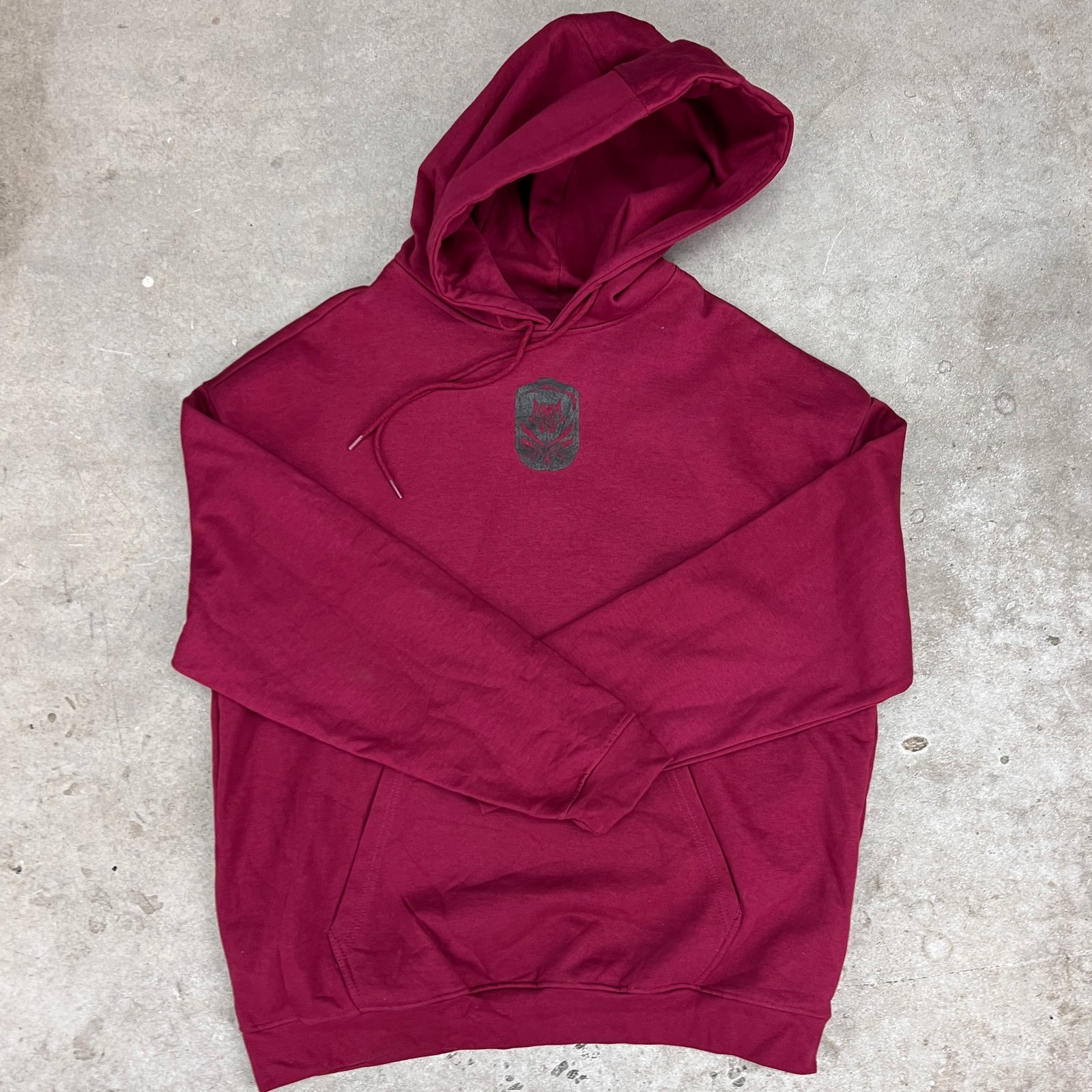 RAVE AGAINST  | Hoodie COLOURED RED Unisex