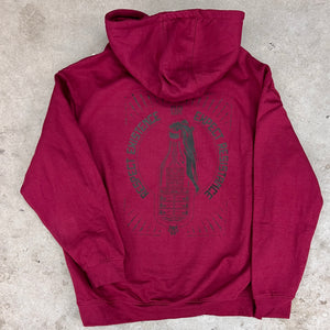 R.E.O.E.R | Hoodie COLOURED RED Unisex