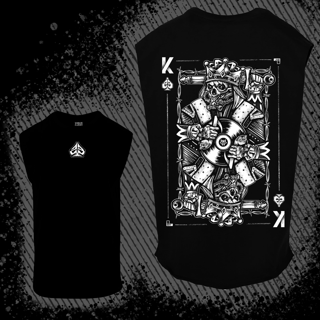 KING | UINISEX SLEEVELESS SHIRT