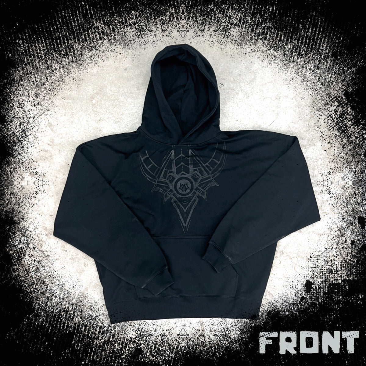 "BLACK SKULL" | Oversized Hoodie