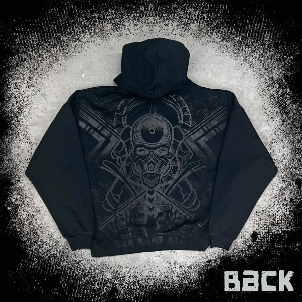 "BLACK SKULL" | Oversized Hoodie