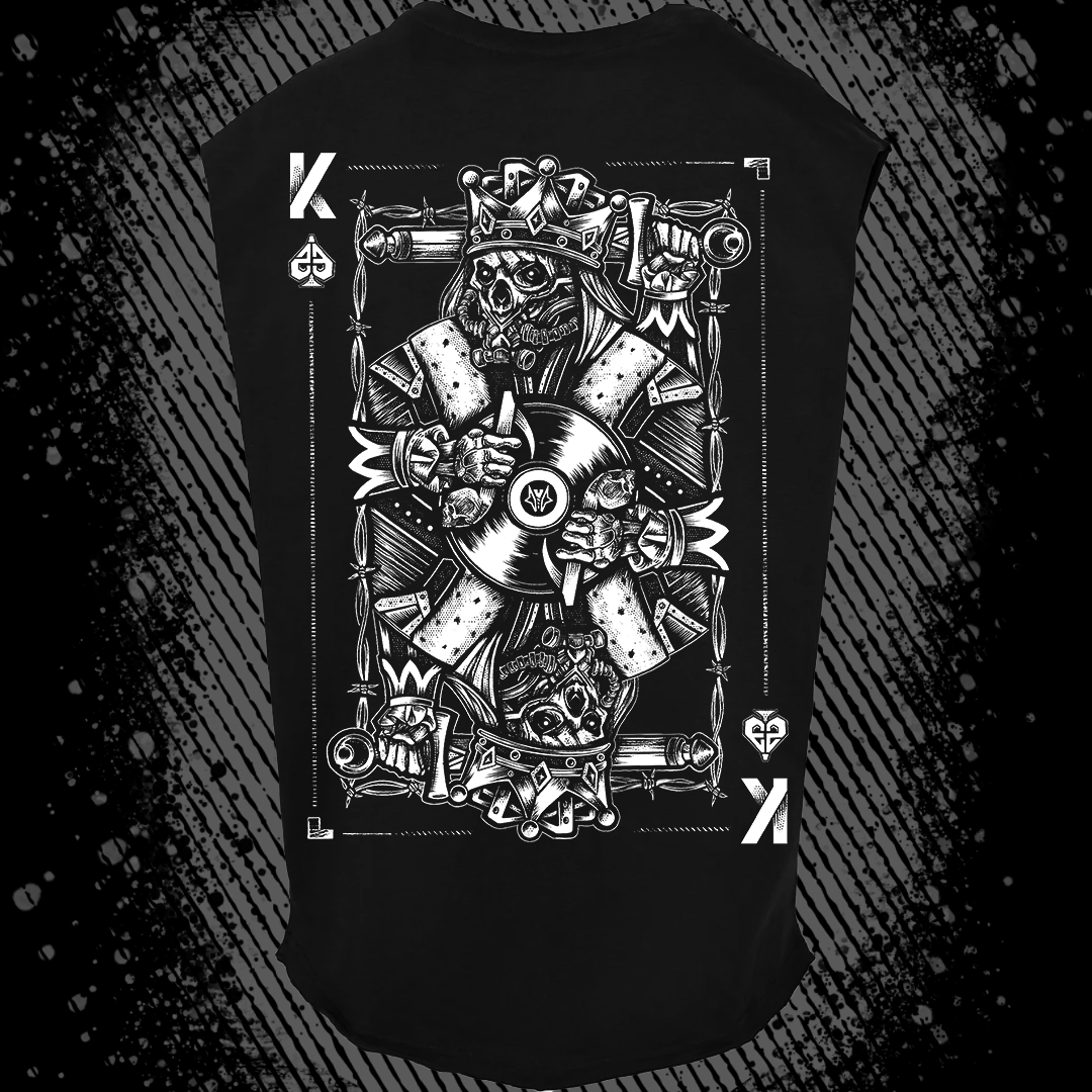 KING | UINISEX SLEEVELESS SHIRT