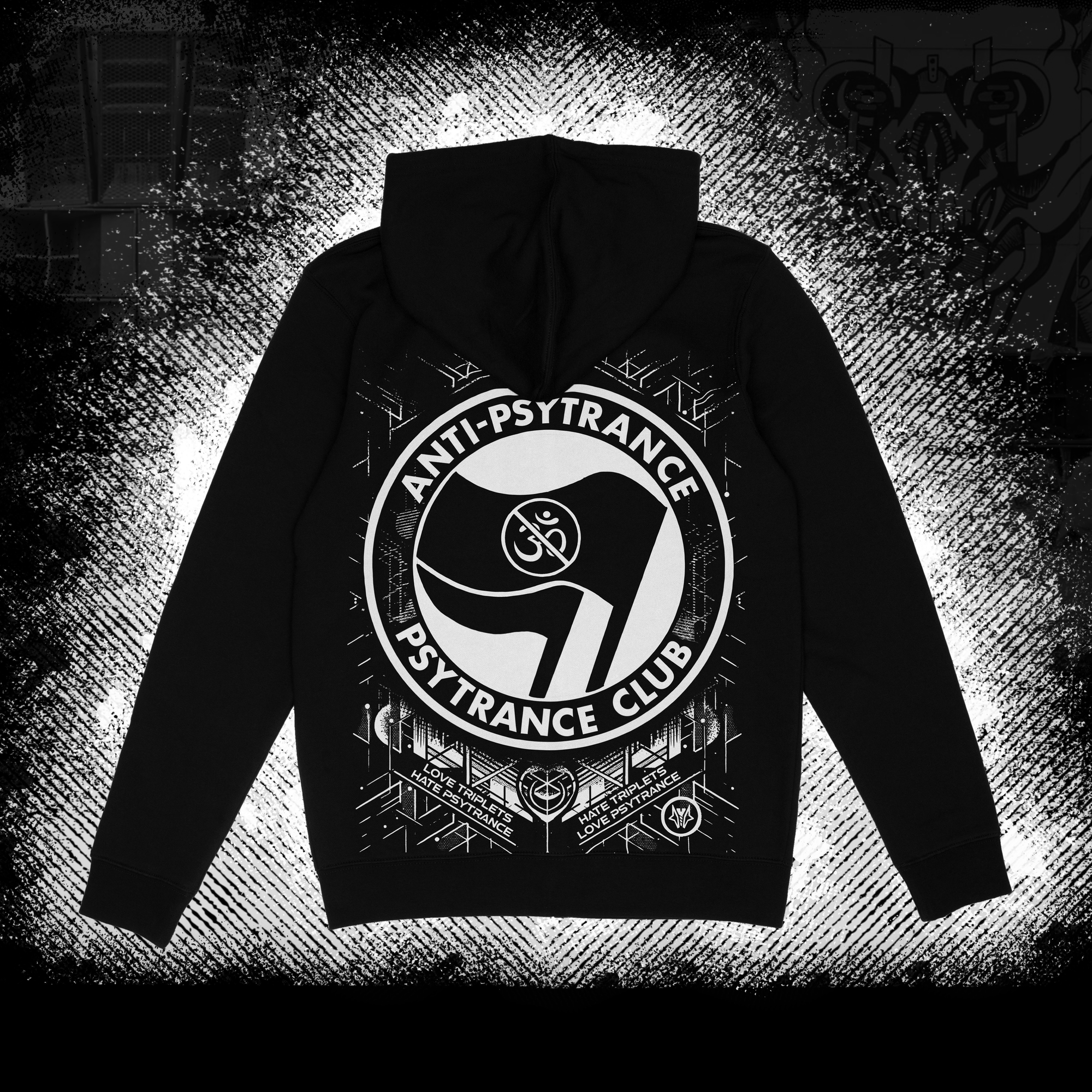 ANTI-PSYTRANCE | ZIP Hoodie Unisex